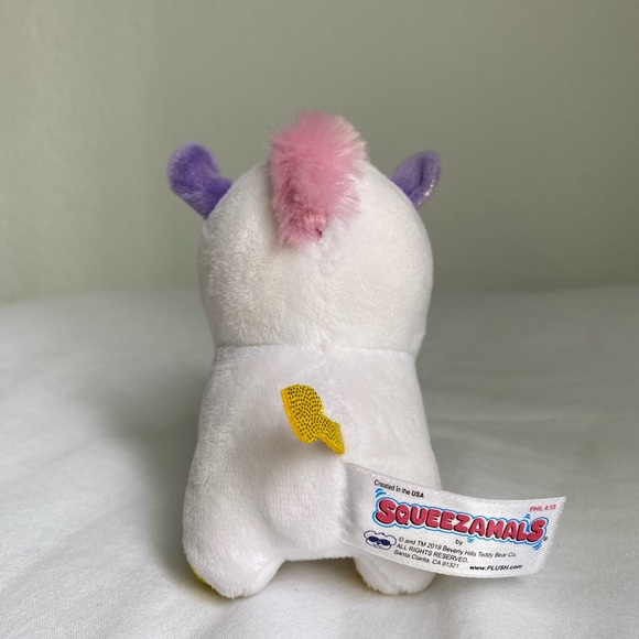 SQUEEZAMALS 3DEEZ Slow-rise foam stuffed animals UNICORN-NANA - Picture 3 of 8